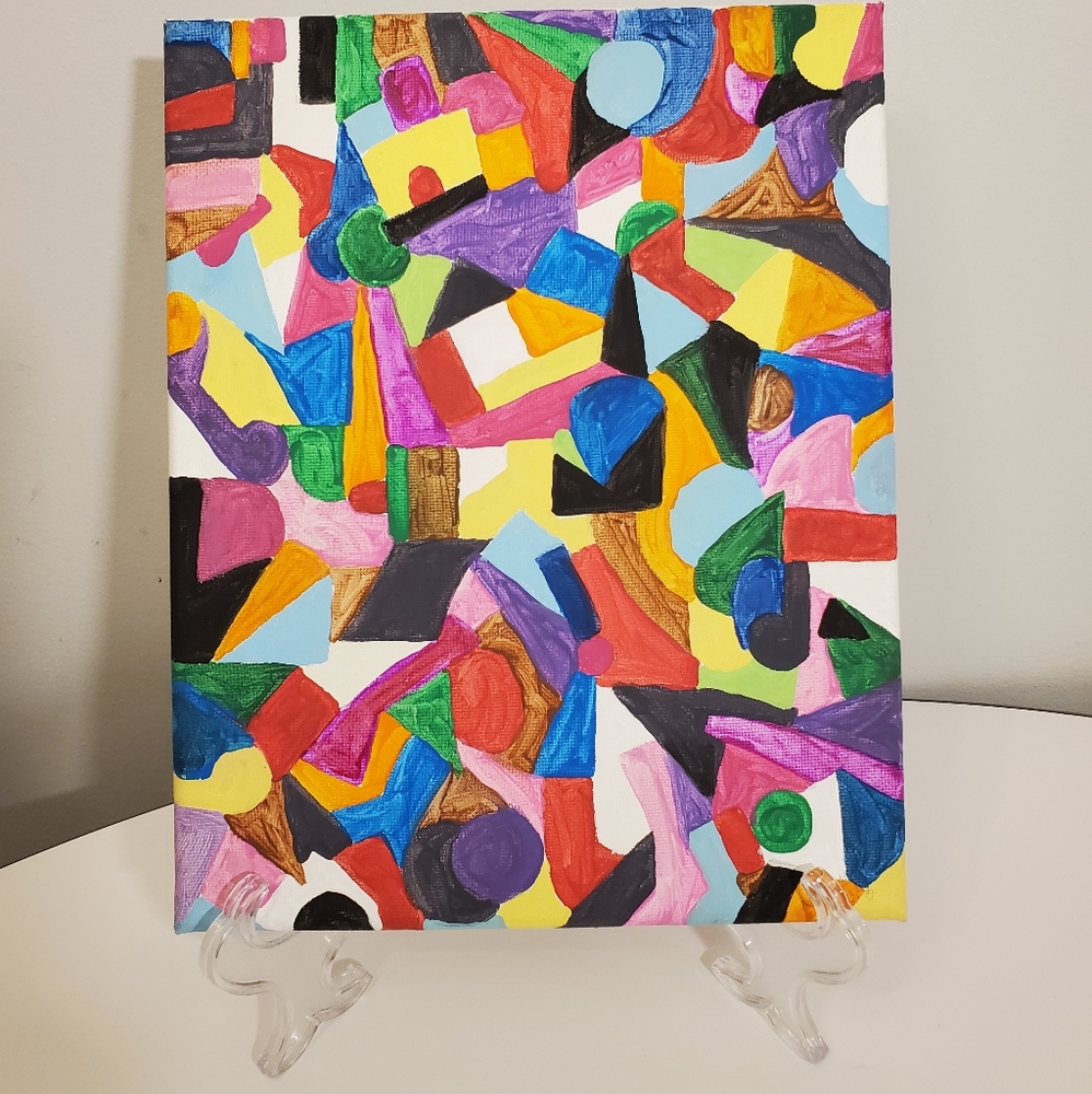 *Signed* Abstract Art on Canvas